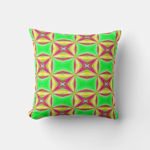 Coussin Conception africaine de vert d'impression