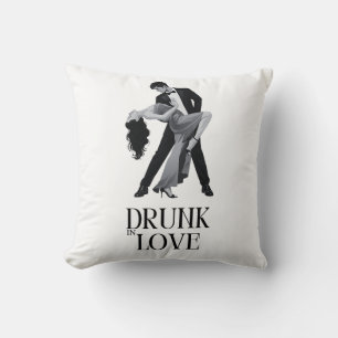 Coussin Conception Amoureux Fou   Couple de Mariés Danse 
