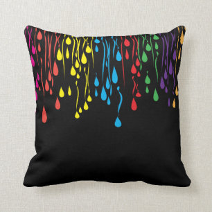 Coussin Conception colorée d'abrégé sur égouttement