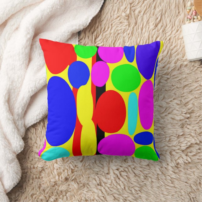 Coussin Conception colorée dynamique (Couverture)