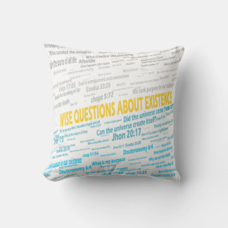 Coussin Conception coussin, Questions existentielles