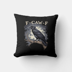 Coussin Conception créative et décontractée d'oiseau drôle