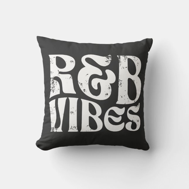 Coussin conception d'ambiance R&B  (Recto)