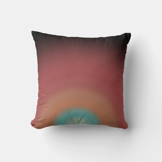 Coussin Conception d'art de Rainbow Desert Southwest Sud-O (Recto)