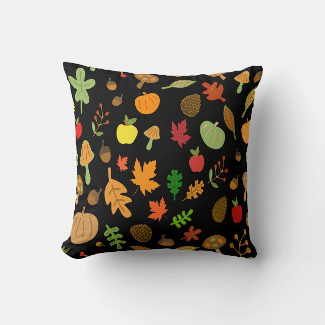 Coussin Conception d'automne (Recto)