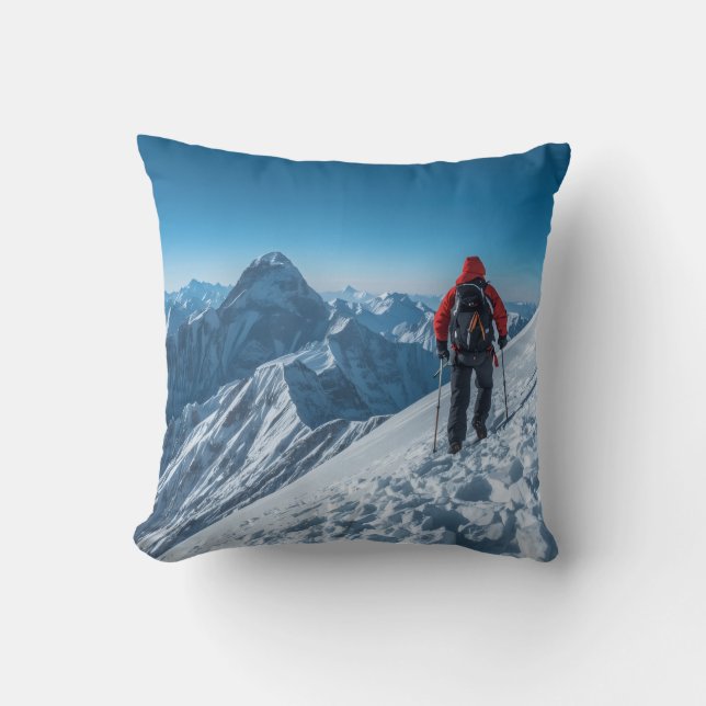 Coussin Conception d'aventure dans la nature  (Recto)
