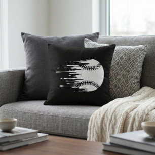 Coussin Conception de baseball dégoulinant pour les fans d
