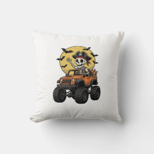 Coussin Conception de camion monstre squelette pirate Hall