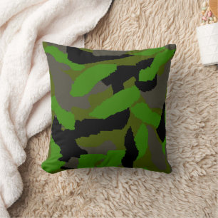 Coussin Conception de camouflage vert
