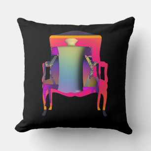 Coussin Conception de chaise abstraite décorative