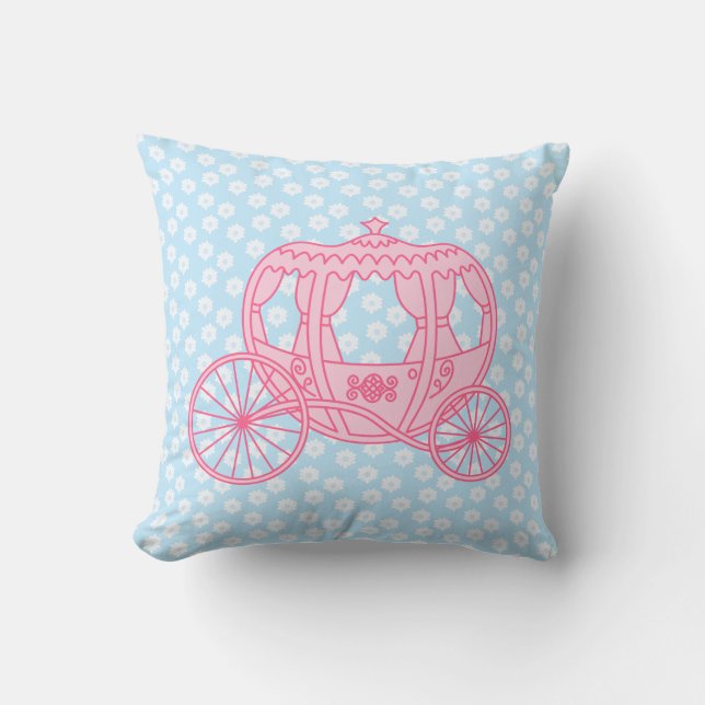 Coussin Conception de chariot de conte de fées dans le (Recto)