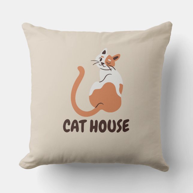 Coussin conception de chat cte (Recto)