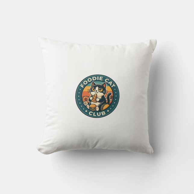 Coussin Conception de chat de nourriture Chaton mignon - C (Recto)