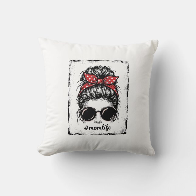 Coussin Conception de chemise à bandana nouée désordonnée  (Recto)