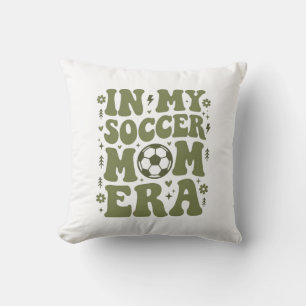 Coussin Conception de chemise de maman de sport vintage de