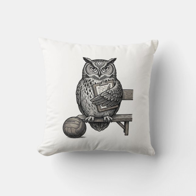 Coussin Conception de chemise d'entraîneur de football de  (Recto)