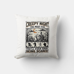Coussin Conception de chemise d'horreur amusante et effray