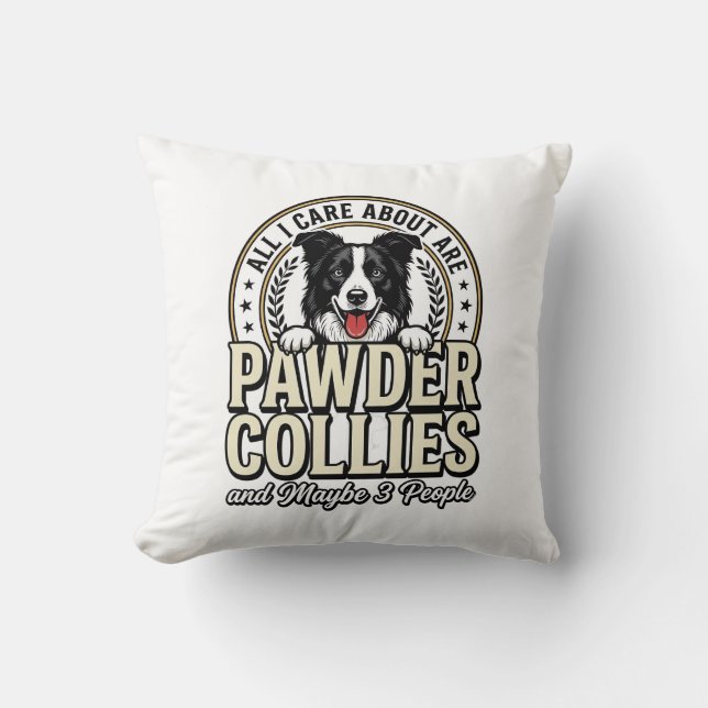 Coussin Conception de chemise drôle pour amateur de chien  (Recto)