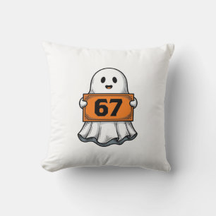 Coussin Conception de chemise Halloween Vintage Ghost Numb