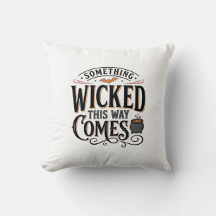 Coussin Conception de chemise Halloween Vintage Something 