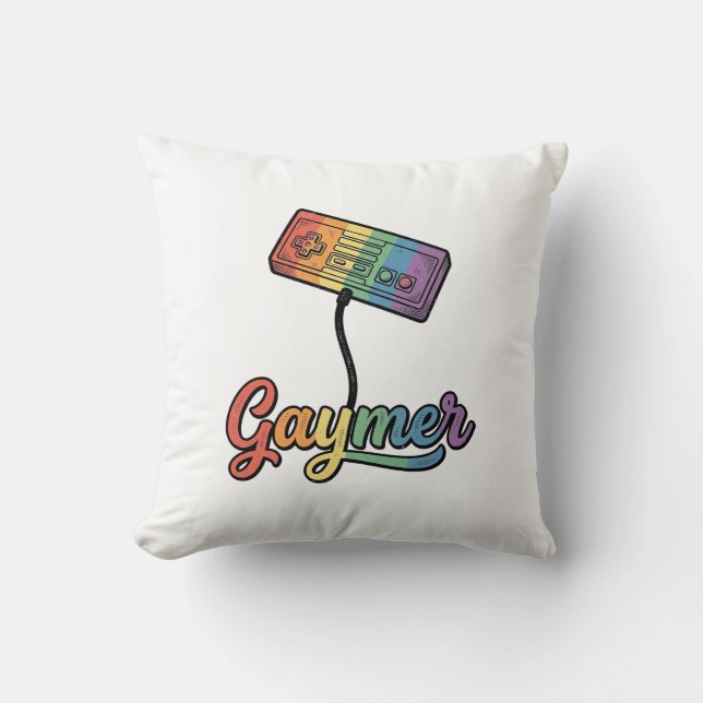 Coussin Conception de chemise vectorielle Gaymer Rainbow G (Recto)