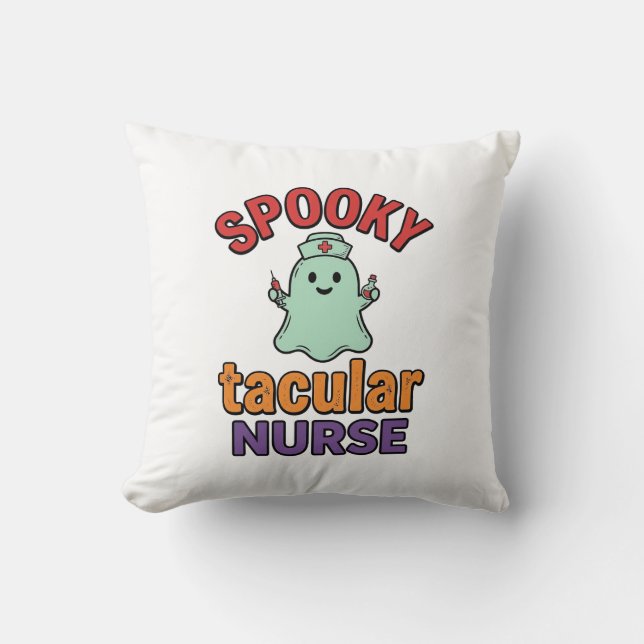 Coussin Conception de chemise vectorielle vintage Hallowee (Recto)