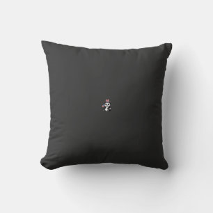 Coussin Conception de chemise vintage patriotique Panda Fl
