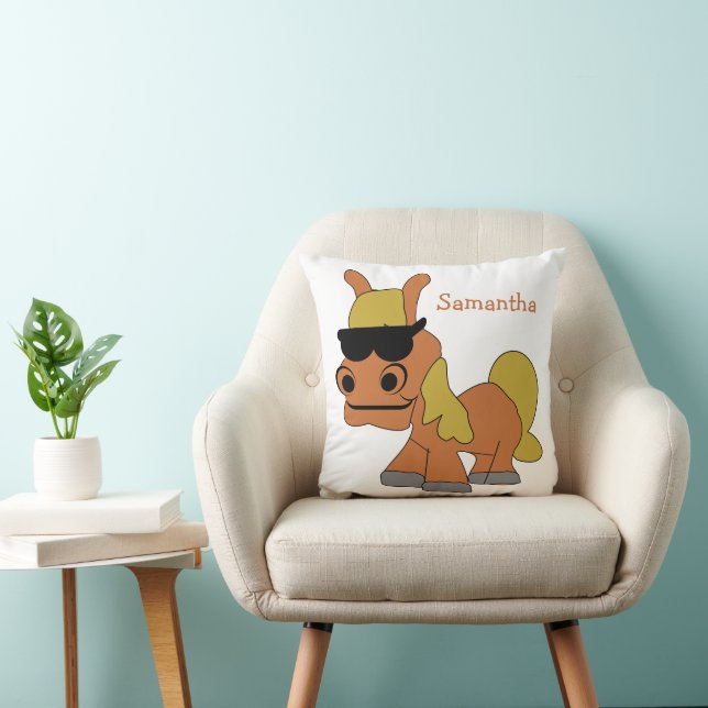 Coussin Conception de cheval personnalisée (Chaise)