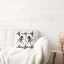 conception de chevaux ludiques et lumineuses