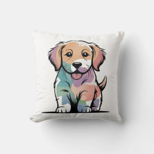 Coussin Conception de chiot mignon