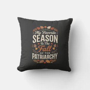 Coussin Conception de citation automnale féministe de la c