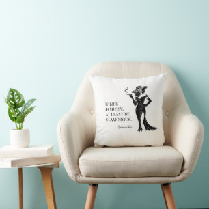 Coussin Conception de citation de style glamour personnali