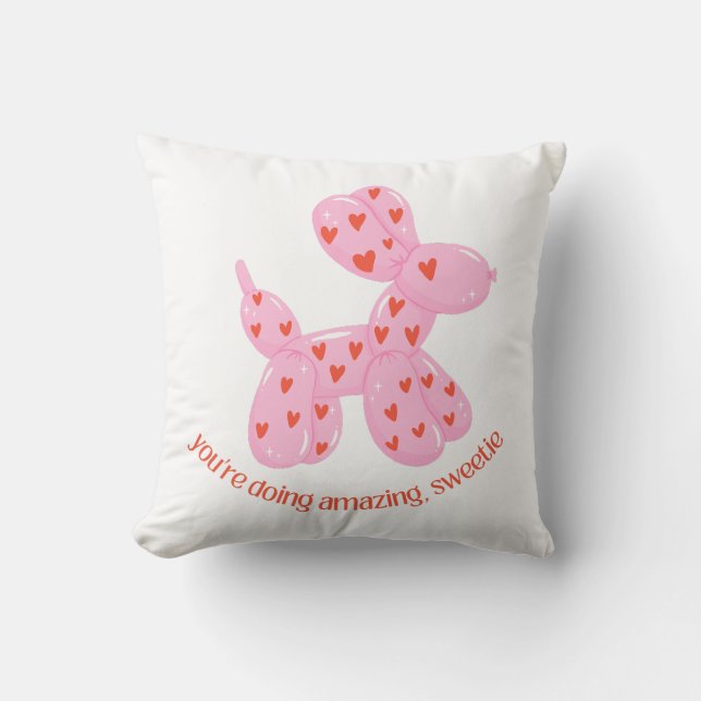 Coussin Conception de citation géniale chérie | Mignon (Recto)
