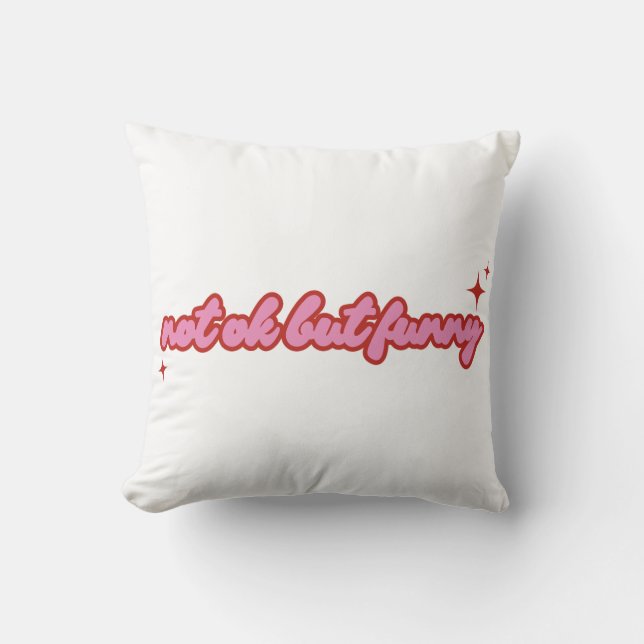 Coussin Conception de citation identifiable drôle et pas o (Recto)