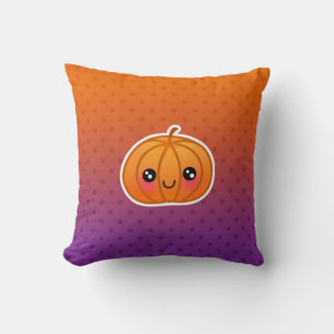 Coussin Conception de Citrouille de dessin humoristique Cu