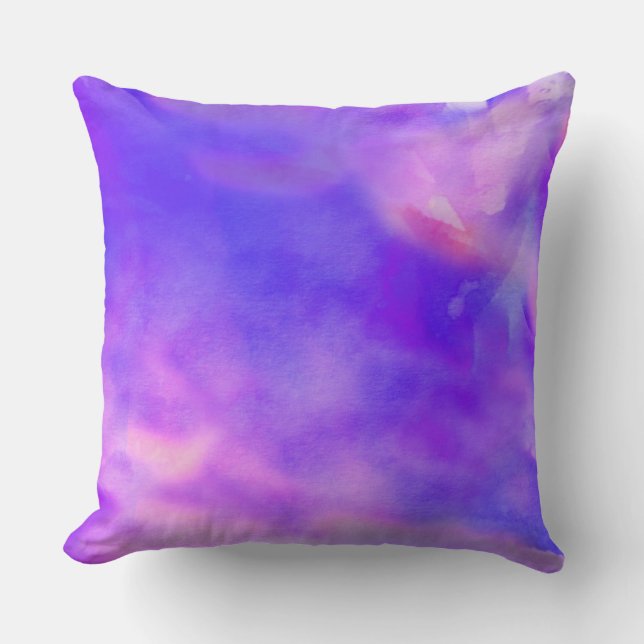 COUSSIN CONCEPTION DE COULEUR D'EAU PURPLE PASSION JAUNE O (Recto)