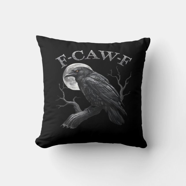 Coussin Conception de design classique gothique cool F-Caw (Recto)