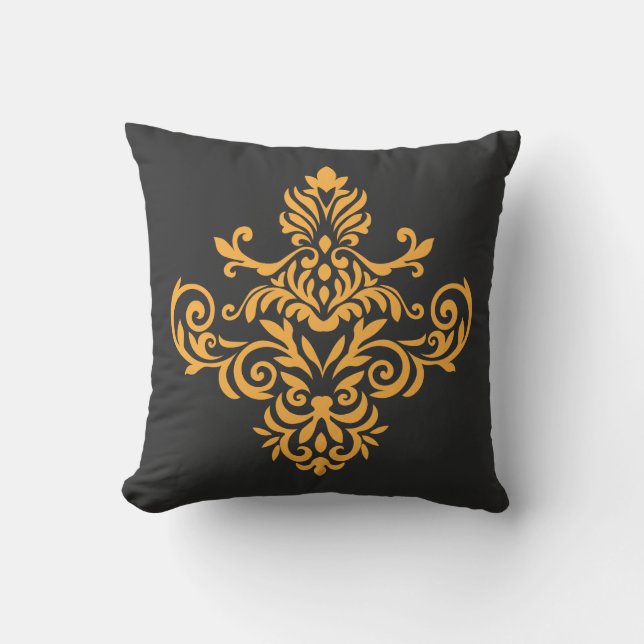 Coussin Conception de design inspirée de l'art du tatouage (Recto)