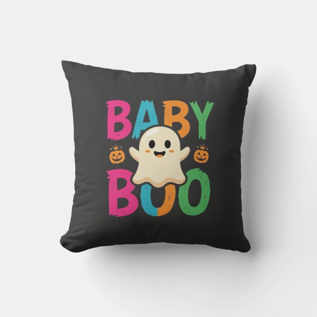 Coussin Conception de fantôme Halloween Baby Boo_1 (Recto)