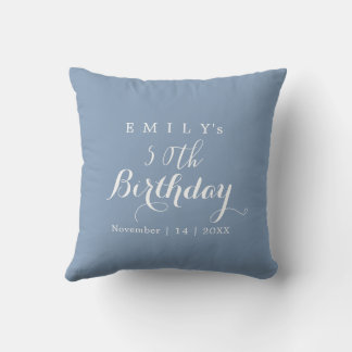 Coussin Conception de fête d'anniversaire en typographie m