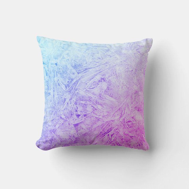 Coussin Conception de gel bleu et violet (Recto)