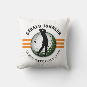 Coussin Conception de golfeur minimaliste élégant