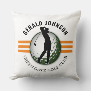 Coussin Conception de golfeur minimaliste élégant