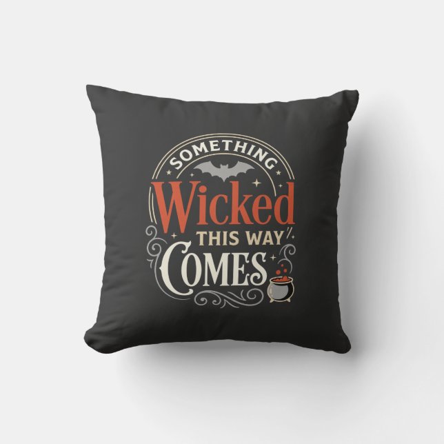 Coussin Conception de Halloween Wicked This Way Comes_1 (Recto)
