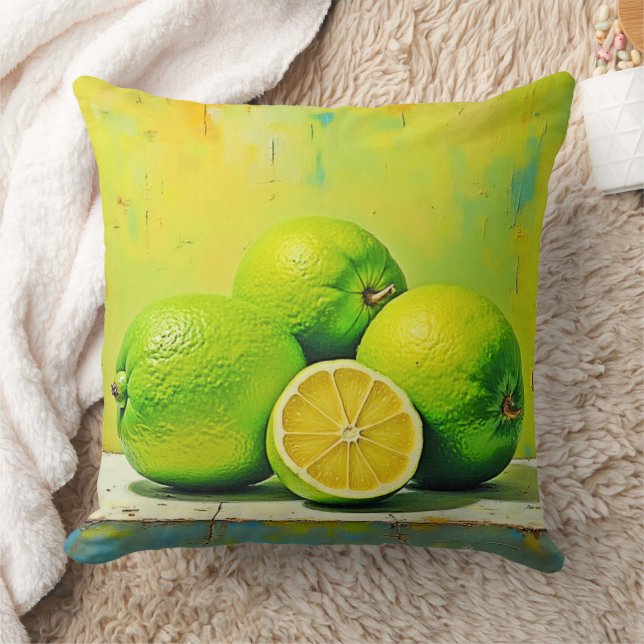 Coussin Conception de la pop été brillante de Limes (Couverture)