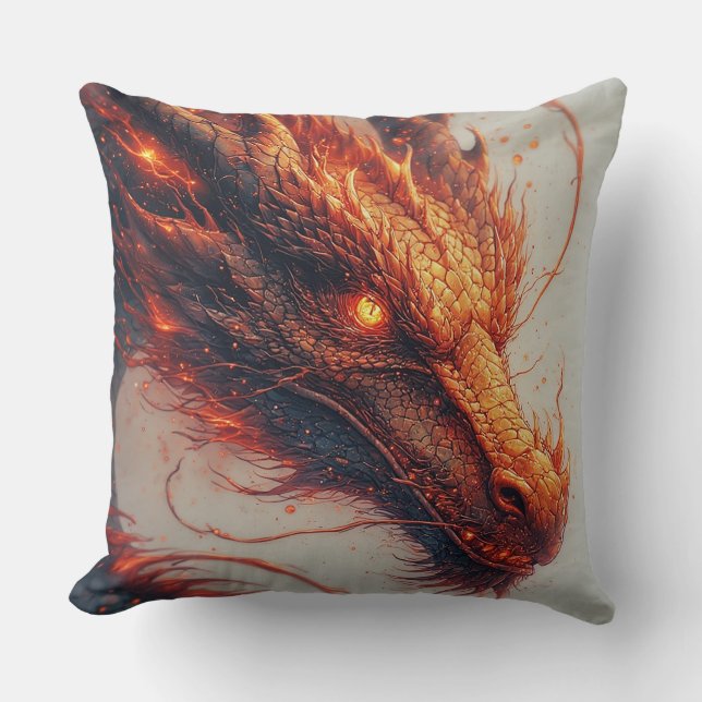 Coussin Conception de la puissance mythique de l'énergie d (Recto)