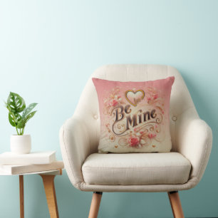 Coussin Conception de la Saint-Valentin Sois Mienne avec C