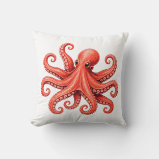 Coussin Conception de la vie marine des animaux de l'océan