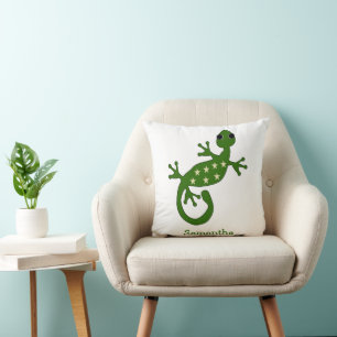 Coussin Conception de lézard Gecko personnalisée