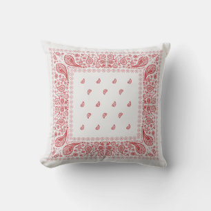 Coussin Conception de marguerite rouge et blanche